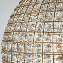 Casa Padrino Barock Kristall Kronleuchter Gold Ø 61 x H. 80 cm - Barock Leuchten