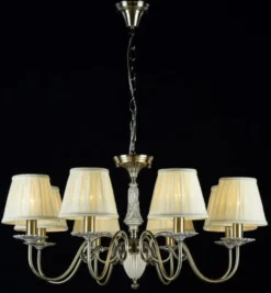 Casa Padrino Barock Kristall Decken Kronleuchter Bronze 79 x H 38 cm - Deckenleuchte im Antik Stil