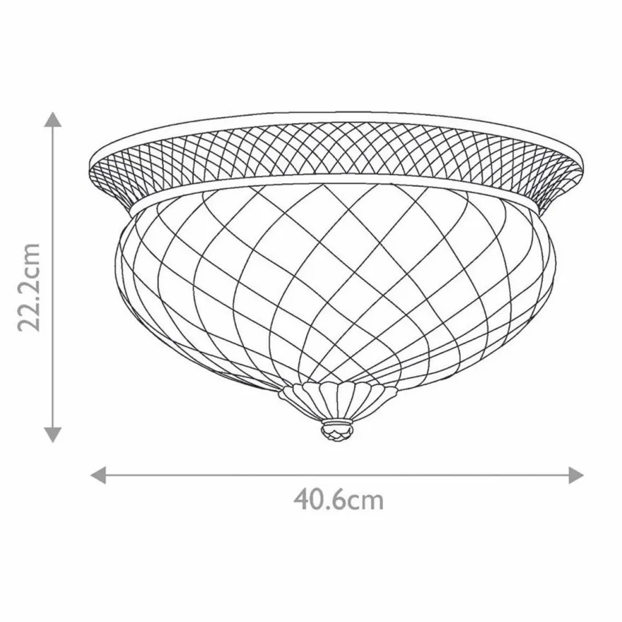 Casa Padrino Barock Kristall Deckenleuchte Antik Silber Ø 40,6 cm