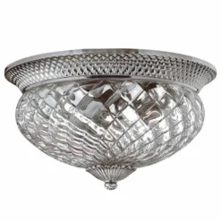 Casa Padrino Barock Kristall Deckenleuchte Antik Silber Ø 40,6 cm