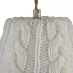 Casa Padrino Barock Kristall Hängeleuchte, Metall und Kristallglas, Beige, Ø 18 x H. 35 cm