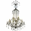 Casa Padrino Barock Kristall Kronleuchter Gold Ø 120 x H. 160 cm - Barock Leuchten