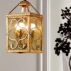 Casa Padrino Barock Kronleuchter Gold B. 20 x T. 20 x H. 45 cm 4-flammig - Handgefertigte Leuchte aus Italien - Barock Leuchten