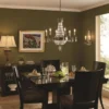 Casa Padrino Barock Kronleuchter mit Kristallglas Bronze Ø 68,6 x H. 74 cm - Prunkvoller Kronleuchter im Barockstil - Edel & Prunkvoll