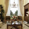Casa Padrino Barock Kronleuchter Antik Messing Ø 65 x H. 46 cm - Elegante Wohnzimmer Kronleuchter - Kronleuchter im Barockstil