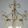 Casa Padrino Barock Kronleuchter Ø 70 x H. 50 cm 6-flammig - Handgefertigte Leuchte aus Italien - Barock Leuchten