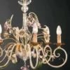 Casa Padrino Barock Kronleuchter Ø 70 x H. 55 cm 6-flammig - Handgefertigte Leuchte aus Italien - Barock Leuchten