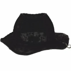 Casa Padrino Barock Lampenschirm in Damenhut Form Schwarz 38 cm - Barock Deko