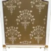 Casa Padrino Barock Lounge Thron Sessel Empire Gold Muster / Weiß / Gold - Interior Wohnzimmer Möbel