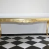 Casa Padrino Barock Luxus Esstisch Gold 200 cm x 100 cm - Esszimmer Tisch - Made in Italy - Luxury Collection