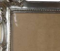 Casa Padrino Barock Luxus Holz Bilderrahmen 85 x 64 cm Silber - Großer Bilderrahmen Jugendstil Antik Stil