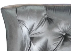 Casa Padrino Barock Salon Stuhl Grau - Designer Sessel - Luxus Qualität