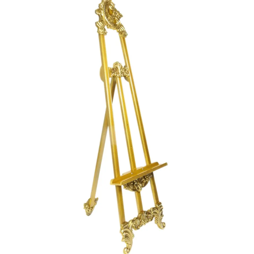 Casa Padrino Barock Schild Ständer in Gold - Hotel, Cafe, Restaurant, Ladeneinrichtung, Shop Einrichtung