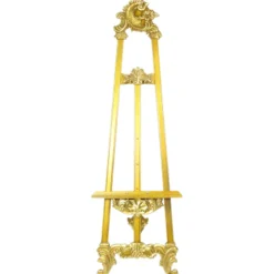 Casa Padrino Barock Schild Ständer in Gold - Hotel, Cafe, Restaurant, Ladeneinrichtung, Shop Einrichtung