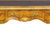Casa Padrino Barock Schreibtisch Vogelaugenahorn / Gold 160 cm - Barock Büro Möbel