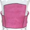 Casa Padrino Barock Sessel Al Capone Pink/Weiß mit Glitzersteinen, 127 x 90 x 80 cm