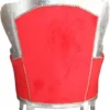 Casa Padrino Barock Sessel King im Antik Stil, Rot und Silber, 85 x 85 x H. 120 cm