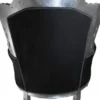 Casa Padrino Barock Sessel King im Antik Stil Schwarz / Silber mit Glitzersteinen 85 x 85 x H. 120 cm