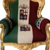 Casa Padrino Barock Sessel "King" Italien / Gold - Möbel Antik Stil