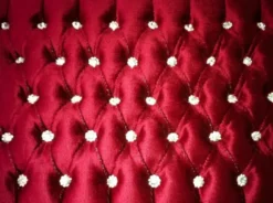 Casa Padrino Barock Sitzbank Truhe in Bordeaux und Gold mit Bling Bling Steinen, 120 x 55 x H. 58 cm