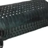 Casa Padrino Barock Sitzbank Truhe im Antik Stil Schwarz mit Bling Bling Steinen 120 x 55 x 58 cm