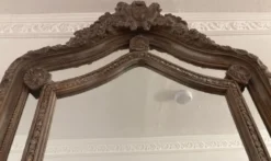 Casa Padrino Barock Spiegel Antik Stil Braun - Prunkvoller Wandspiegel mit eleganten Verzierungen - Barock Garderoben Spiegel - Barockstil Wandspiegel - Barock Möbel - Edel & Prunkvoll