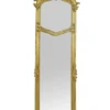 Casa Padrino Barock Spiegel Antik Gold 50 x H. 170 cm - Handgefertigter Antik Stil Wandspiegel - Barock Möbel