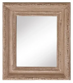 Casa Padrino Barock Spiegel Beige 32 x H. 37 cm - Wohnzimmer Accessoires im Barockstil