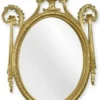 Casa Padrino Barock Spiegel Gold 40 x H. 67,6 cm - Prunkvoller Barockstil Kunstharz Wandspiegel - Barock Möbel - Edel & Prunkvoll