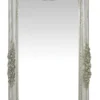 Casa Padrino Barock Spiegel Grau 55 x H. 175 cm - Massiv und Schwer - Antik Stil Wandspiegel