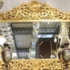 Casa Padrino Barock Spiegel Gold 210 x H. 150 cm - Riesiger handgefertigter Antik Stil Wandspiegel - Prunkvolle Barock Möbel