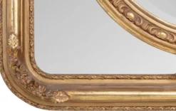 Casa Padrino Barock Spiegel Gold 90 x H 120 cm - Wandspiegel Antik Stil Wohnzimmermöbel