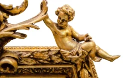 Casa Padrino Barock Spiegel mit goldenen Rahmen 100 x H. 175 cm - Antik Stil Möbel