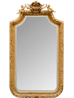 Casa Padrino Barock Spiegel mit goldenen Rahmen 100 x H. 175 cm - Antik Stil Möbel