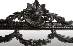 Casa Padrino Barock Spiegel Schwarz 120 x H. 242 cm - Barock Wandspiegel