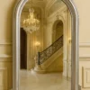 Casa Padrino Barock Spiegel Silber H. 130 cm - Barockstil Garderoben Wandspiegel