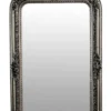 Casa Padrino Barock Spiegel Silber Antik Stil 90 x H. 160 cm - Wandspiegel Möbel