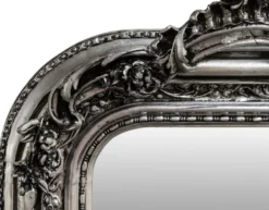 Casa Padrino Barock Spiegel Silber Antik Stil 90 x H. 160 cm - Wandspiegel Möbel