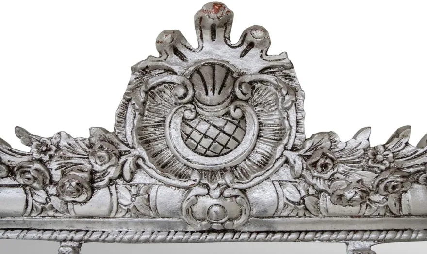 Casa Padrino Barock Spiegel Silber 120 x H. 242 cm - Barock Wandspiegel