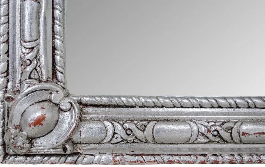 Casa Padrino Barock Spiegel Silber 120 x H. 242 cm - Barock Wandspiegel