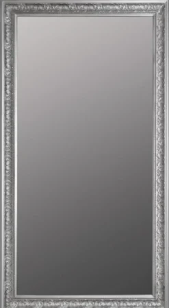 Casa Padrino Barock Spiegel Silber 72 x H. 132 cm - Handgefertigter Barock Wandspiegel