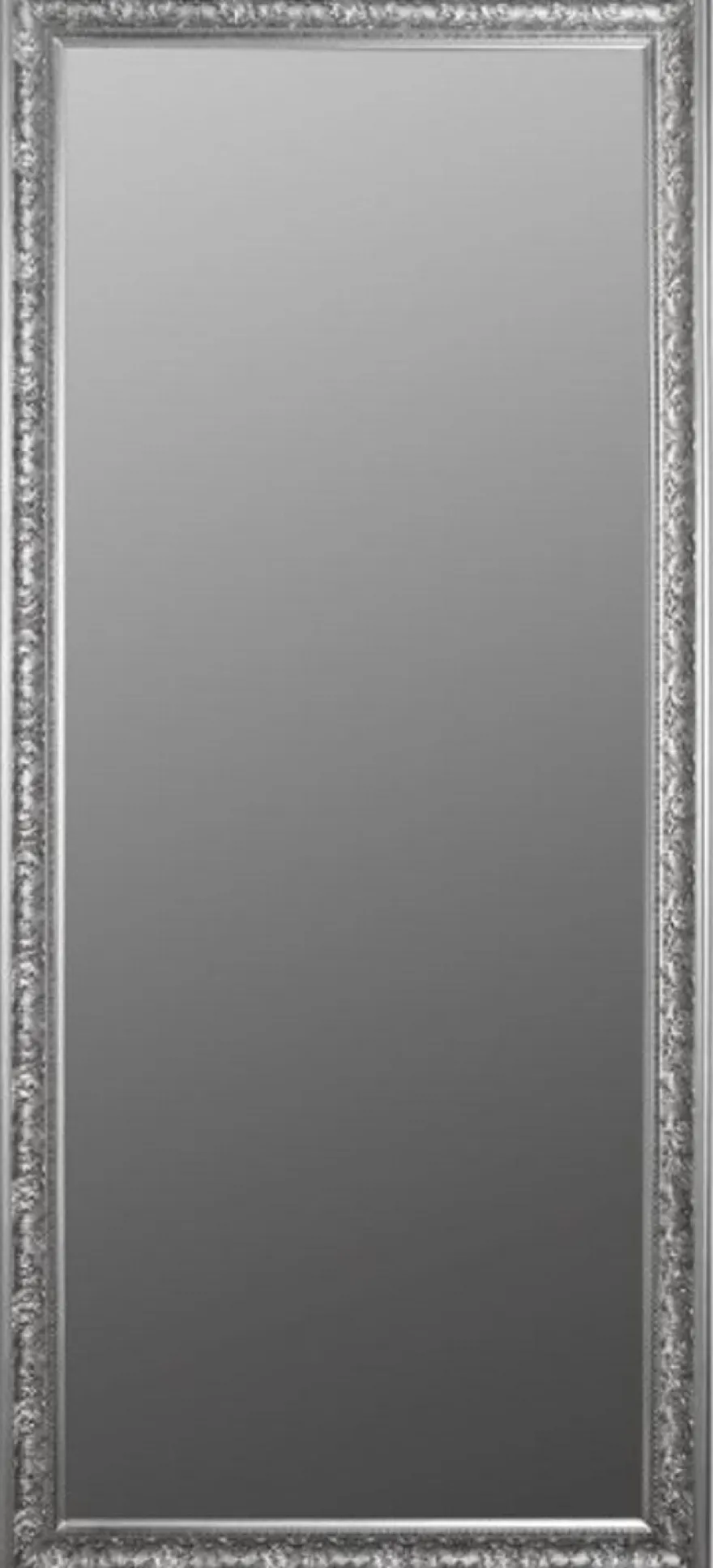 Casa Padrino Barock Spiegel Silber 72 x H. 162 cm - Handgefertigter Barock Wandspiegel