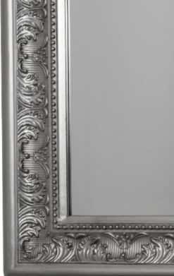 Casa Padrino Barock Spiegel Silber 72 x H. 162 cm - Handgefertigter Barock Wandspiegel