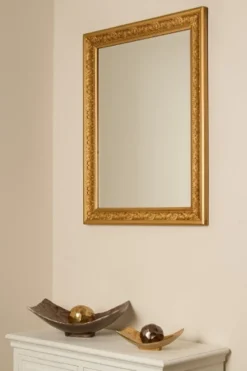 Casa Padrino Barock Spiegel / Wandspiegel Gold 62 x H. 82 cm - Möbel im Barockstil