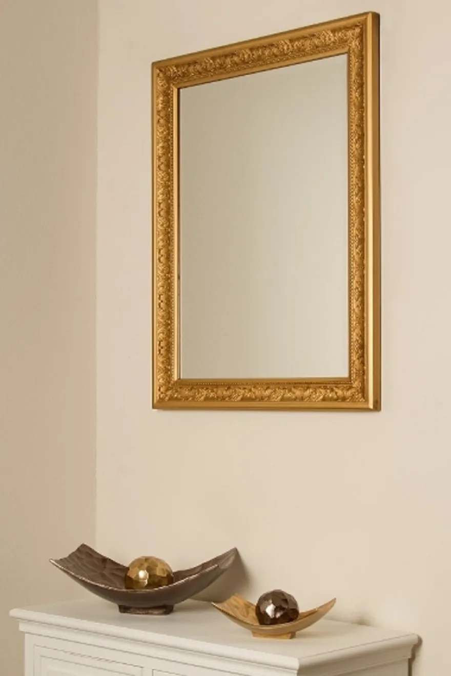 Casa Padrino Barock Spiegel / Wandspiegel Gold 62 x H. 82 cm - Möbel im Barockstil