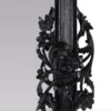 Casa Padrino Barock Spiegel / Wandspiegel Schwarz 122 x H. 224 cm - Barockstil Möbel