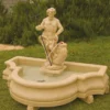 Casa Padrino Barock Springbrunnen Beige 138 x 88 x H. 107 cm - Made in Italy