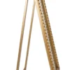 Casa Padrino Barock Standspiegel Gold mit wunderschönem antik-goldenem Kordelrahmen H. 180 cm - Handgefertigt
