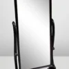 Casa Padrino Barock Standspiegel schwenkbar im Antik Stil - Vintage Black - 180 x 75 x 60 cm