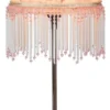 Casa Padrino Barockstil Tischleuchte Mehrfarbig Ø 20 x H. 52 cm - Barock & Jugendstil Möbel